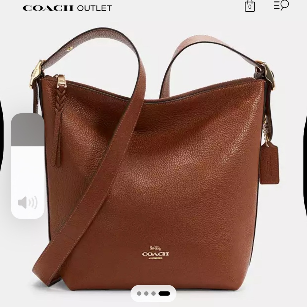 Coach Brown Leather Women's Bag
